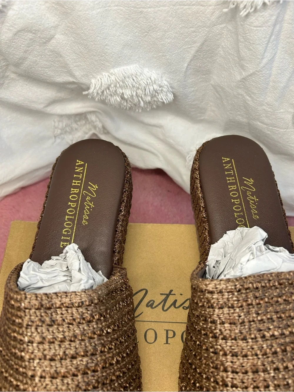 Anthropologie Matisse Montego Platform Slides